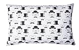 Dekokissen Kissenbezug Kissen 40cm x 60cm mustache Schnurrbart