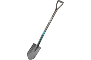 Gardena Horca: horqueta para cavar y mullir la Tierra, Acero endurecido de Calidad con Recubrimiento, ergonómica empuñadura en D, Negro/Antracita/Turquesa, Talla única