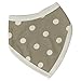 Organics for kids Unisex-Baby Reversible Neckerchief "Spotty Grey, One Size