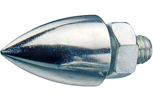 ROKA STORE Stoßspitze für Rohrreinigungsspiralen mit Gewindekupplung