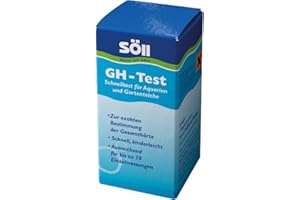 Söll 81358 GH-Test, 20 ml - Test zur Wasseranalyse, exakte Messung der Gesamthärte (GH-Wert), für Aquarien und Gartenteich Fischteich Schwimmteich