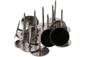 MroMax Lot de 20 clous pour meubles à tête plate 19 mm x 25 mm