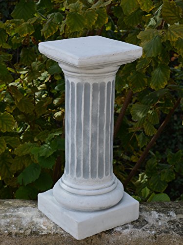 Schöne Säule rund aus Steinguss, frostfest - 2