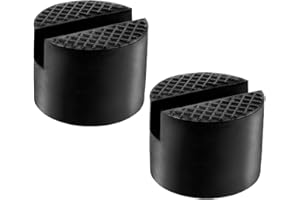 DEDC Gato hidráulico de goma universal para coche, bloque de apoyo Cummiblock Jack Pad adaptador para plataformas elevadoras 3,8 x 5 cm