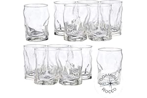 Bormioli Rocco - Collezione SORGENTE - Set 12 bicchieri da acqua (300 ml) - TRASPARENTE