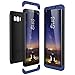 Produktbild CE-Link für Samsung Galaxy S8 Plus / S8+ Hülle, Hardcase 3 in 1 Handyhülle Ultra Dünn 360 Grad Full Body Schutz Schutzhülle Bumper - Blau + Schwarz