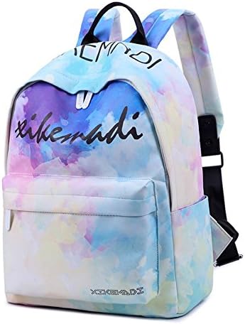 MOGUU Girl Boysmulti-Compartment School Travel Knapsack Waterproof For 14 Inch Laptop ,Printed Knapsack Backpack Schoolbag