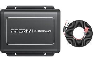 AFERIY 600W Alternator Charger, Fast DC to DC Charger 12V/24V to 48V, 6X Faster Charging for Portable Power Station, Compatible with 95% Solar Generators, for RV, SUV, Road Trips