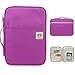 Produktbild Feelily Oxford Portfolio Tragbar Mehrschicht Stationäre Multi-functional Tasche Dokument File pouch für A4 Dokument Ipads, Notebooks, Stifte (Violett)