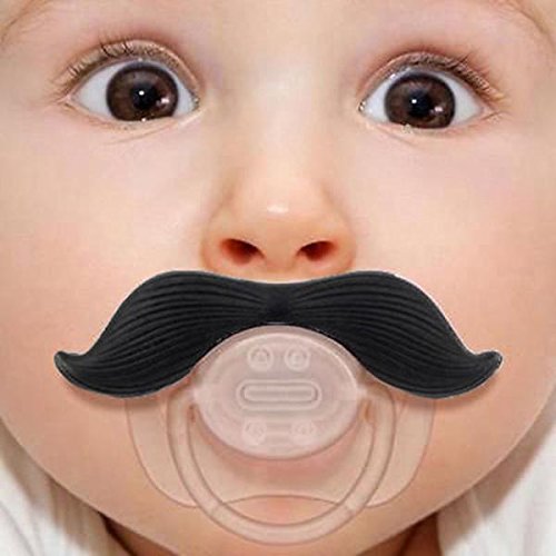 Cute Baby Funny Dummy Prank Pacifier Novelty Teeth Children Child Soother (Gentleman)