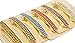 Set of 6 Barrettes with Sparkling Stones crystal for wedding by beautyxyz (gold toner metal) RS.2709.00