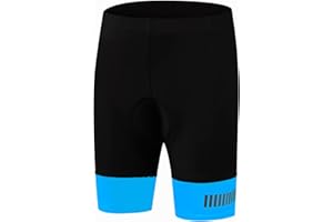 BASADINA Kids Cycling Shorts with 3D Padded Boys Mountain Bike Shorts Sports Quick Drying Underwear Breathable Bicycle Undershort for Girls 5-12 Years