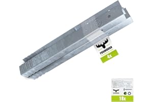 FATMOOSE Anclaje de sujeción conjunto 4 ProFix pieza de anclaje angular para la torre de juegos, torre de escalada, zanco casa y casa del árbol