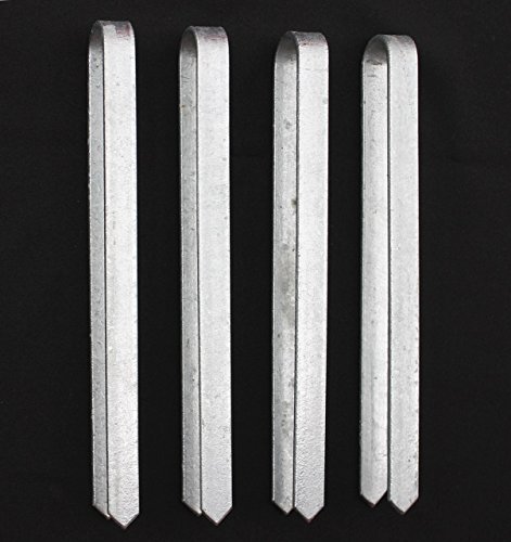 DanDiBo 4 Stück Bodenanker für Rosenbogen 30 cm verzinkt Erdspieß Bodenspieß Befestigungsanker Erdanker - 5