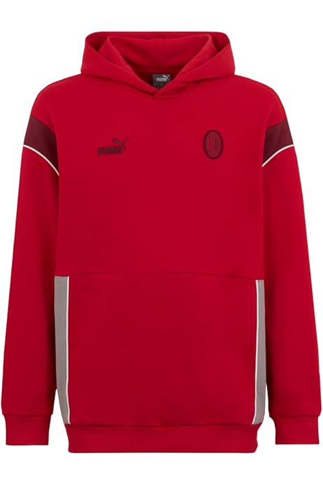 Felpa AC Milan Urban Collection - Girocollo Unisex, Cotone E Poliestere - Foto 9