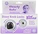 KidKusion Clearly Safe Stove Knobs Locks, Pack of 5