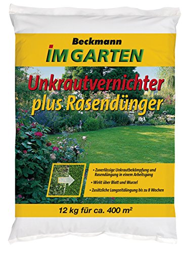 Beckmann Unkrautvernichter mit Rasendünger 20+5+8 in 12 kg