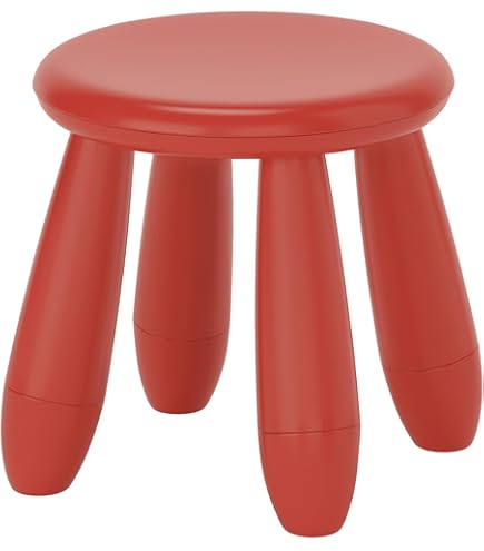 Ikea Mammut Children's Stool, in/Outdoor, Purple with TSS Cotton