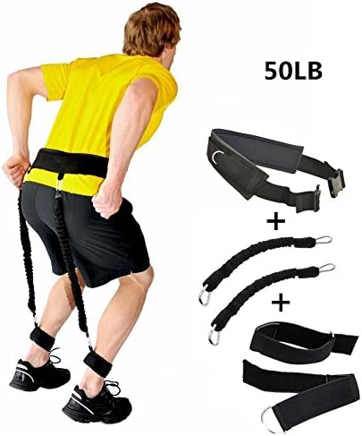 Bounce Trainer Set Speed Agility Leg Strength Training Resistance Bands Set