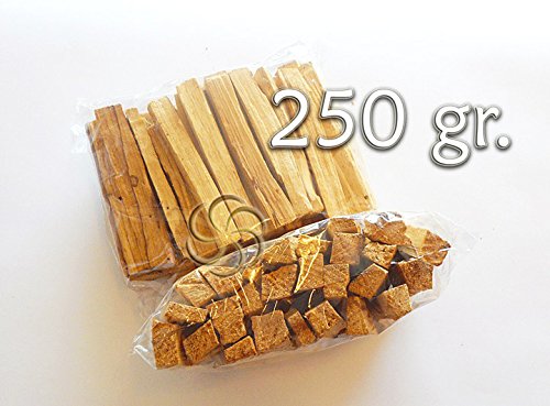 Palo Santo de Perú 250 GR, trozos irregulares de 10x1x1 de la marca Copalosanto®