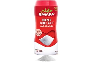 Bayara Iodized Table Salt 700G Bottle