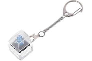 WINJEE, Cherry MX Switch Portachiavi Interruttore Meccanico per interruttori Tastiera Kit Tester Senza Giochi di Luce Regali Antistress Blu
