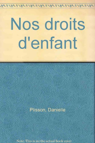 couverture de : Nos droits d'enfant