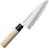 STAINLESS STEEL KNIFE WITH ARCENIPON WOOD HANDLE DEBA 15cm 3C