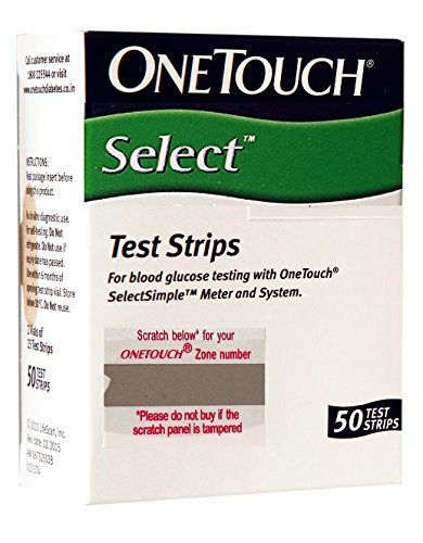 OneTouch Select Test Strips - 50 Counts RS.999.00