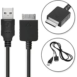 subtel® Cable USB dato 1m compatible con Sony Walkman NW-A45 -A25HN NWZ-A15 -A10 -A20 NW-ZX2 -ZX1 -ZX100 NWZ-E545 -E584 -E436 -E443 -E453 -E463 -E464 NWZ-F886 NWZ-S545 -S544 -S764 NWZ-X1060 Cable Carga Cargador