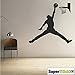 Produktbild Basketball Spieler Jordan Air 60x60 Wandtattoo Aufkleber Decal von SUPERSTICKI® aus Hochleistungsfolie für alle glatten Flächen UV und Waschanlagenfest Profi Qualität