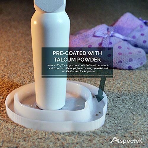 ORIGINAL Aspectek Bettwanzenfalle gegen BETTWANZEN u. Ungeziefer, vertreiben Sie EINFACH u. ZUVERLÄSSIG aus MATRATZEN u. BETTEN, voll BIOLOGISCH OHNE CHEMIKALIEN, nie mehr Bettwanzenspray - 5