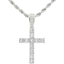 KRFY Catena a Maglie Cubane per Uomo 14MM Miami Cuban Link Choker