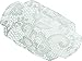 Produktbild Kleine Wolke 4103146008 Spitze Nackenpolster, PVC Schaum, silbergrau, 32 x 22 x 3 cm