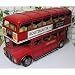 Produktbild London Bus Routemaster Autobus 32cm Doppeldecker Bus Modell Blech Deko Retro Stil