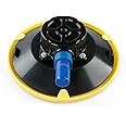 KDJ 6Inch Vacuum Suction Cups Mount Base Hand Pumps Glass Suckers Cars Boats Rvs Vehicles Mount Base Hand Pumps Auto Repair Tools