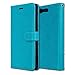 Produktbild Sony Xperia XZ Premium Hülle, CAXPRO® Handyhülle Premium Leder Brieftasche Flip Schutzhülle mit Standfunktion und Kartenfach für Sony Xperia XZ Premium, Blau