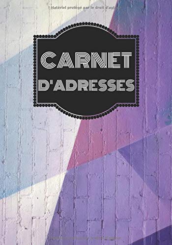 Télécharger Carnet d'adresses: Carnet d'Adresses: Gestion de répertoire très simple d'utilisation - Carnet de PDF Ebook En Ligne
