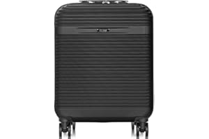 OCHNIK Walizka mała | Twarda obudowa | Materiał: ABS | Kolor: czarny | Rozmiar: S | Wymiary: 55x40x20 cm | Pojemność: 33 l | 4 kółka