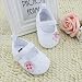 Koly Newborn Baby Little Lace Flower Soft Bottom Prewalker Shoes Toddler First Walking Shoes