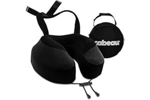 Cabeau Evolution S3 Travel Pillow - Gurte für Flugzeugsitz - Ensures Your Head Won't Fall Forward - Relax with Plush Memory Foam - Quick-Dry Fabric Keeps You Cool and Dry (Indigo)..