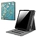 Produktbild Fintie Kindle Oasis 2017 Hülle - Vertikal Flip Case Multi-Winkel Betrachtung Schutzhülle mit Auto Sleep / Wake und Standfunktion für Amazon Kindle Oasis (9. Generation - 2017 Modell), Mandelblüten