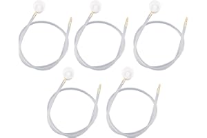 KWINFEI 5 Stück Sprühdosen Verlängerung 60 cm, Flexible Sprühdosen Verlängerung mit 360°, Sprühaufsatz für Schwer Zugängliche Stellen, Präziser Sprühaufsatz für Sprühkopf Spraydose, Reinigung und Lackierung