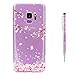 Produktbild Grandoin Galaxy S9 HandyHülle, Süßes Muster Transparent Ultra Dünn Weiche TPU Silikon Schutz Handy Hülle Handytasche HandyHülle Etui Schale Schutzhülle Case Cover für Samsung Galaxy S9 - Kirschblüten