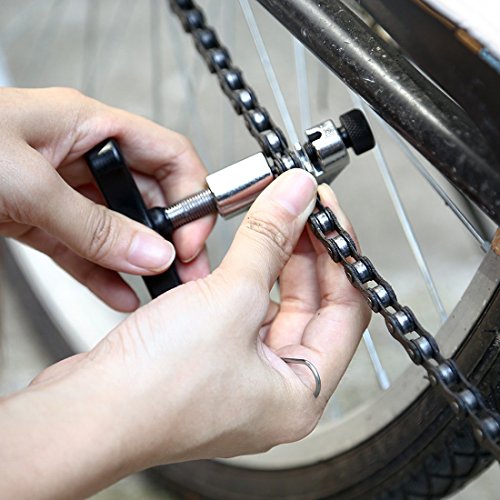 Fahrrad Ketten Werkzeug, Aodoor Werkzeug Kettennietdrücker, Kettennieter für Fahrrad Ketten Entferner Werkzeug, schwarz - 7