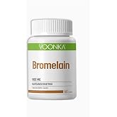 Voonka Bromelain Sindirim Destekleyici 1000mg Beyaz 60 Kaps&uuml;l
