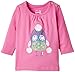 Kite Kids Baby-Girls Pom-Pom Owl Striped Long Sleeve T-Shirt, Pink, 6-9 Months (Manufacturer Size:6-12 Months)