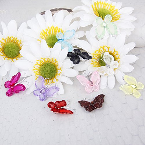 Ca. 50 Stk. Schmetterlinge Deko für Hochzeit – weiß - 5