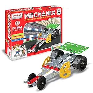 MECHANIX - 0 DIY, Metal Educational, Learning, Stem, Building and Construction Toys, Multicolor