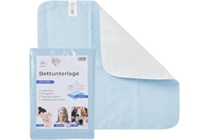 IEA Medical Absorbente para incontinencia | Lavable | 1 | 75 x 85 cm| Absorbente para Cama | Impermeable con protección Antihumedad | Absorbente para incontinencia | No irrita la Piel